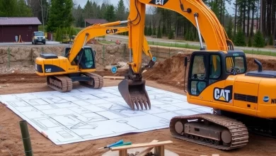 Photo of Планировка участка с применением экскаваторов